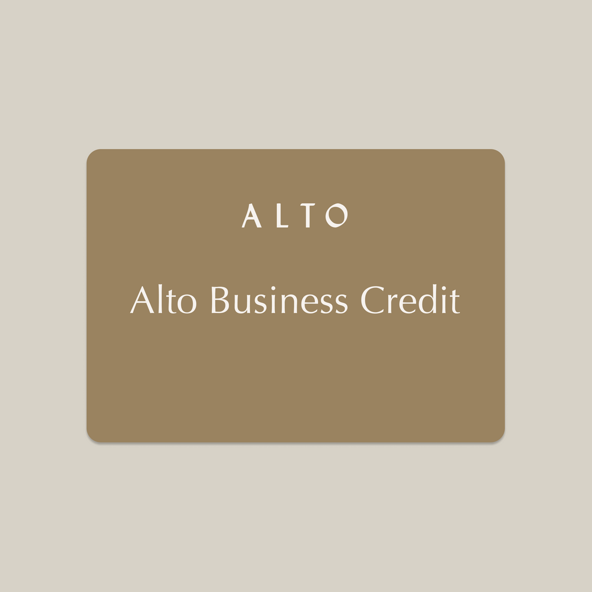 Alto Business Credit